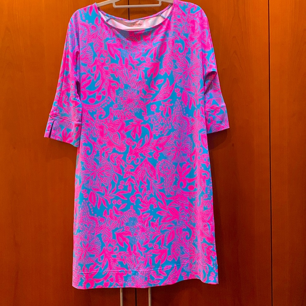 Lilly Pulitzer Pink and Blue Dress